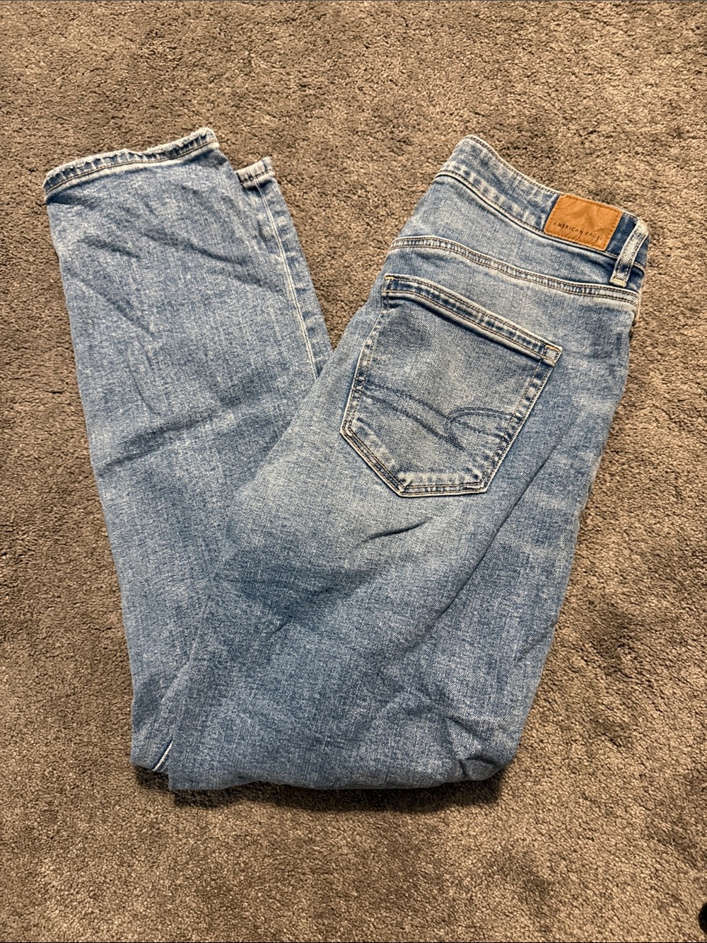 American Eagle Light Blue destroyed Denim Jeans